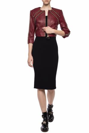 Cropped leather jacket, zdjęcie 2 Cropped leather jacket od Philipp Plein